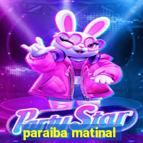 paraiba matinal